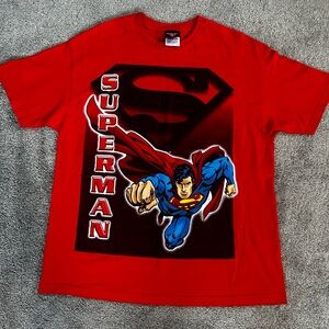 Vintage 2001 Warner Bros DC Comics Superman Graphic T-Shirt
